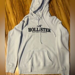 Hollister light blue Hoodie for women.
